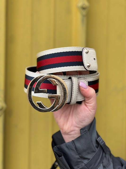 Cintura Gucci Web Tg 44