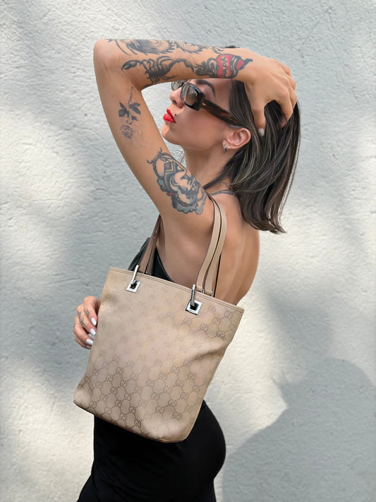 Tote Mini Gucci Eclipse beige