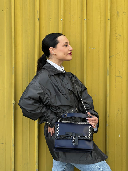 Tracolla Fendi Kan blu