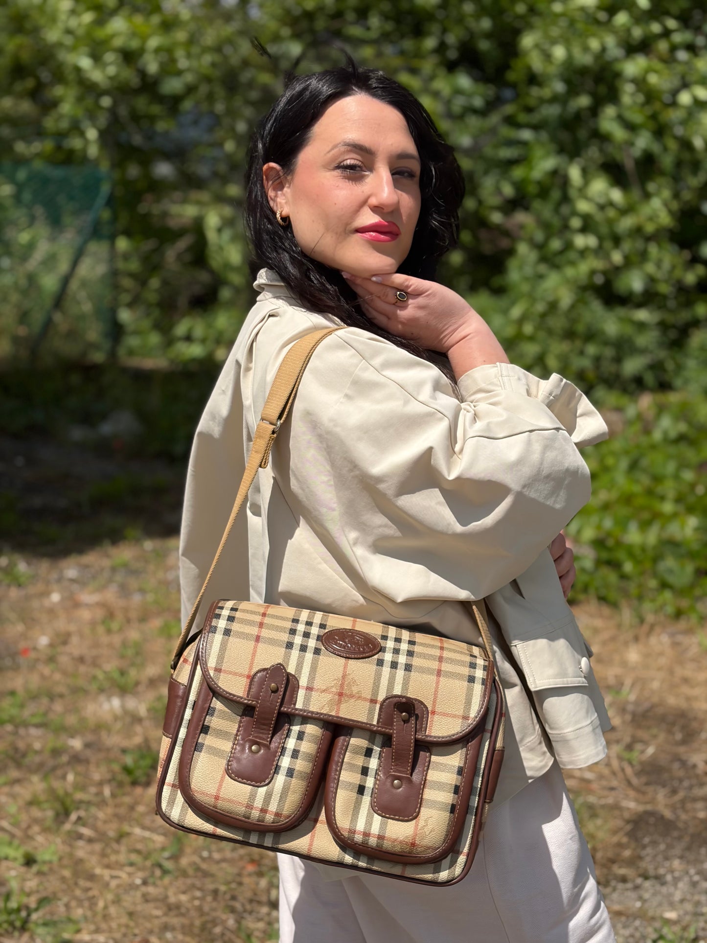 Cartella Burberrys tartan