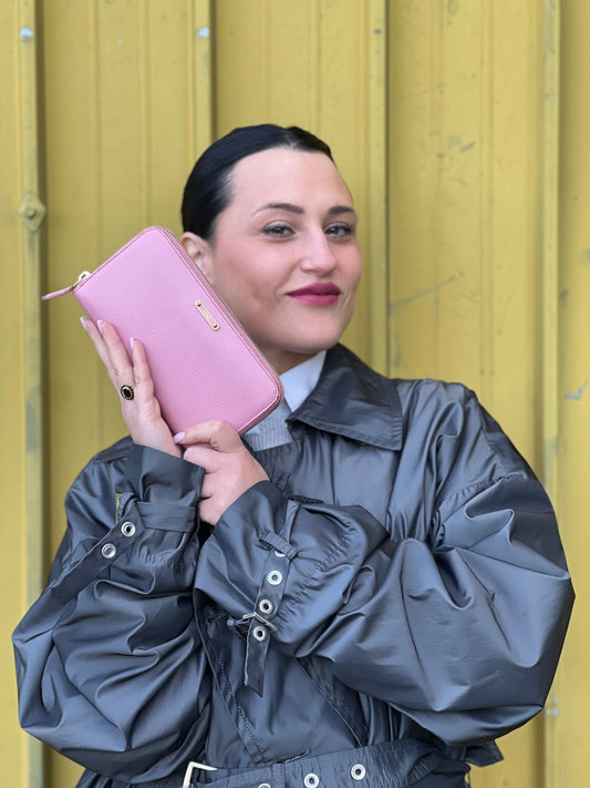 Portafoglio Fendi rosa