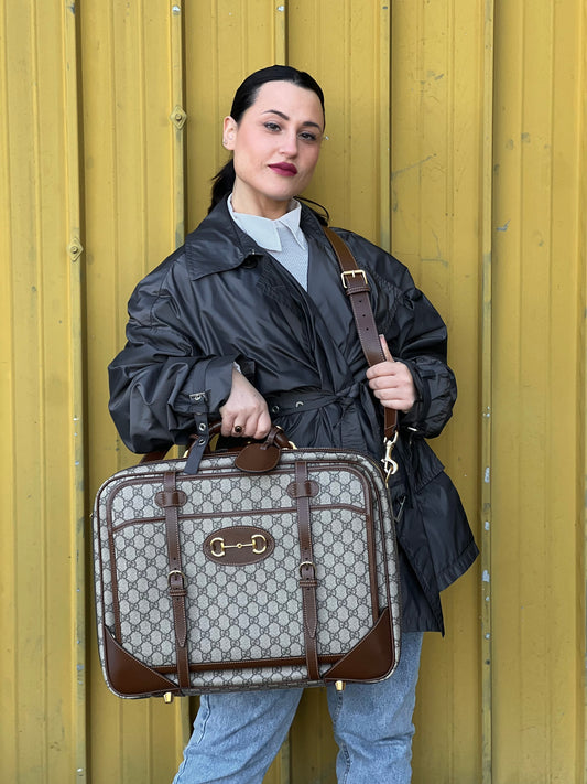 Borsa da viaggio Gucci Horsebit