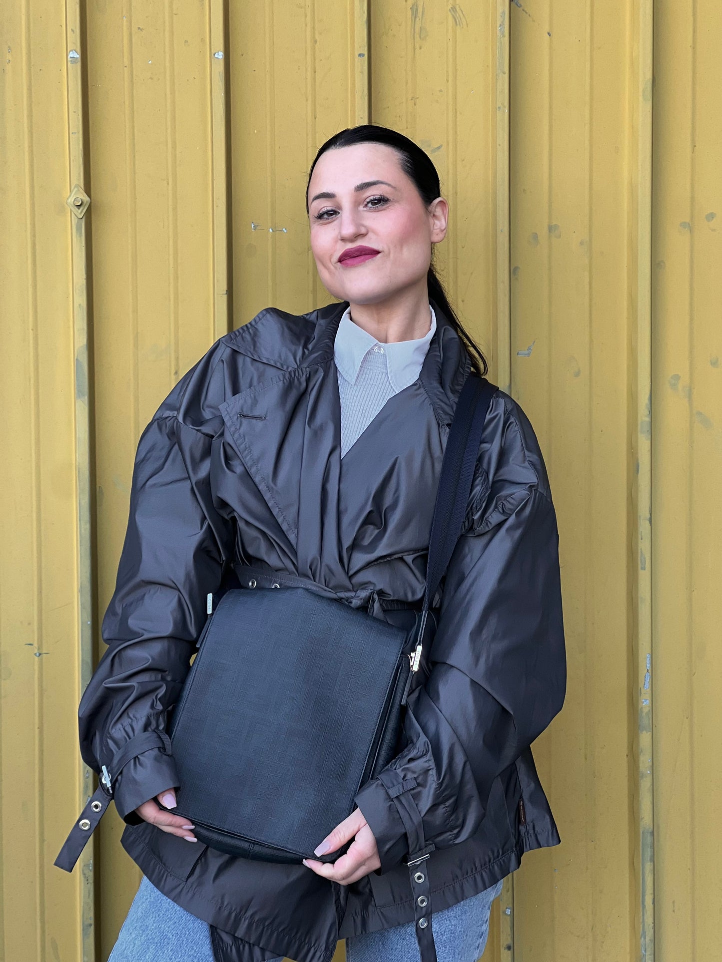 Tracolla Fendi Zucca blu