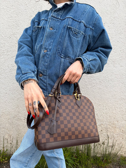 Borsa Alma PM Damier Ébène Louis Vuitton