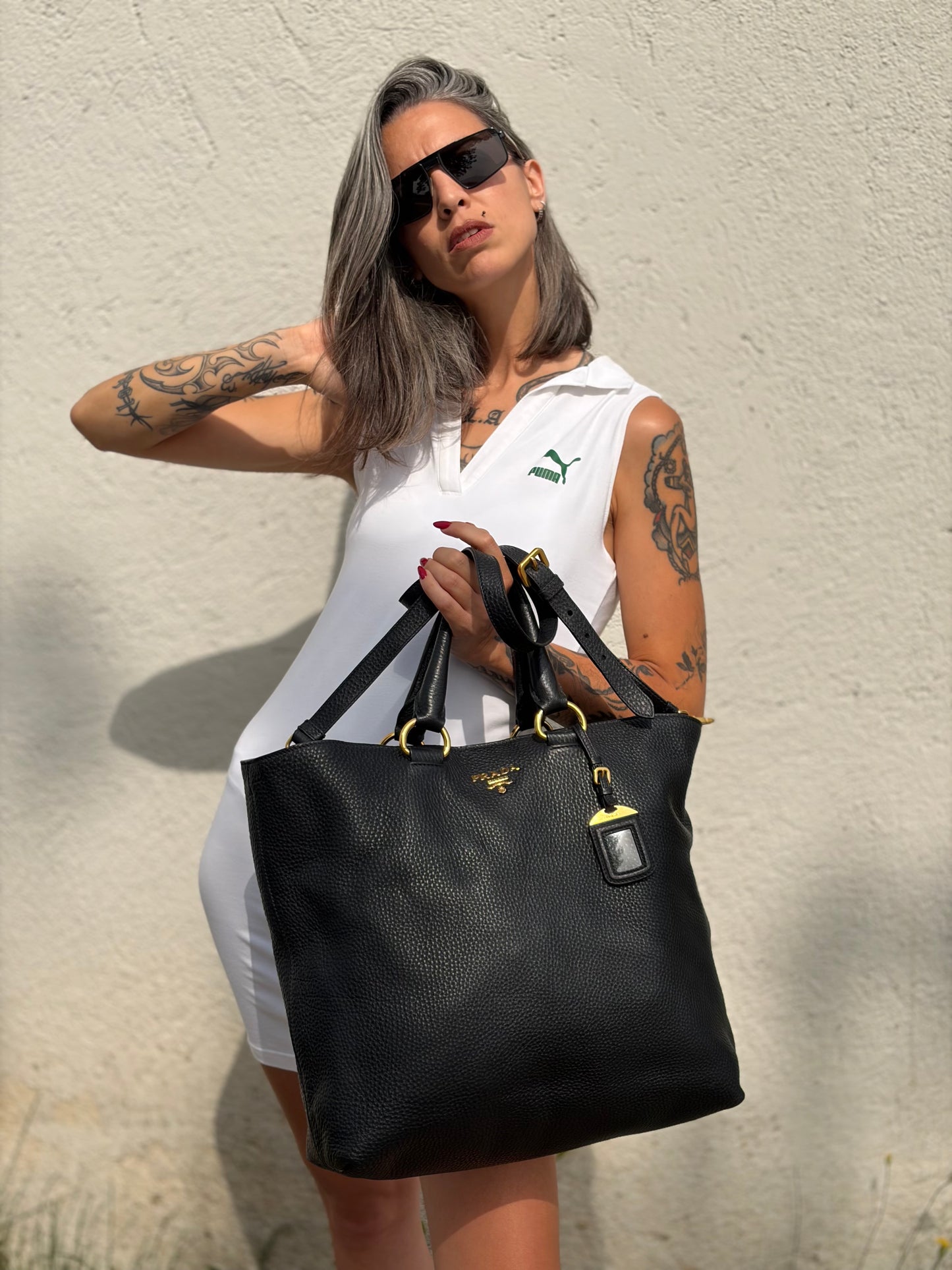 Tote Prada nera