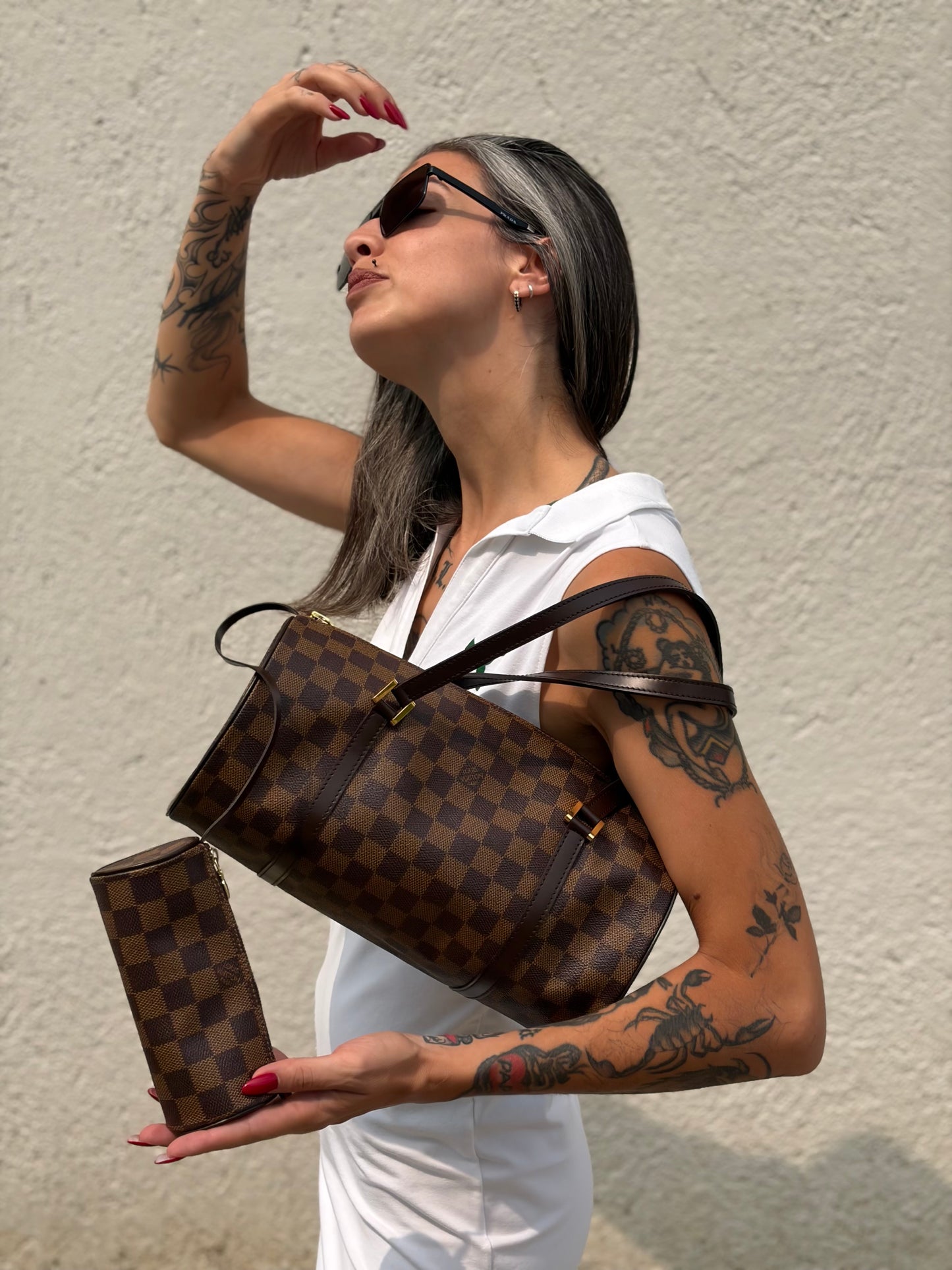 Papillon Damier Ébène Louis Vuitton