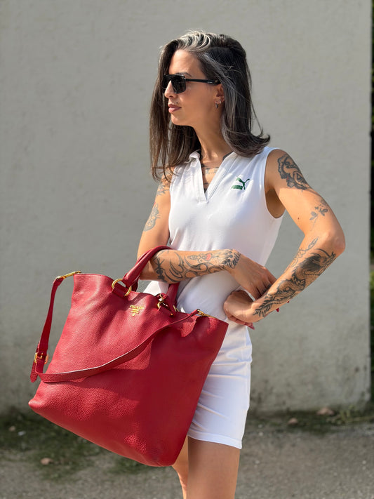 Tote Prada rossa