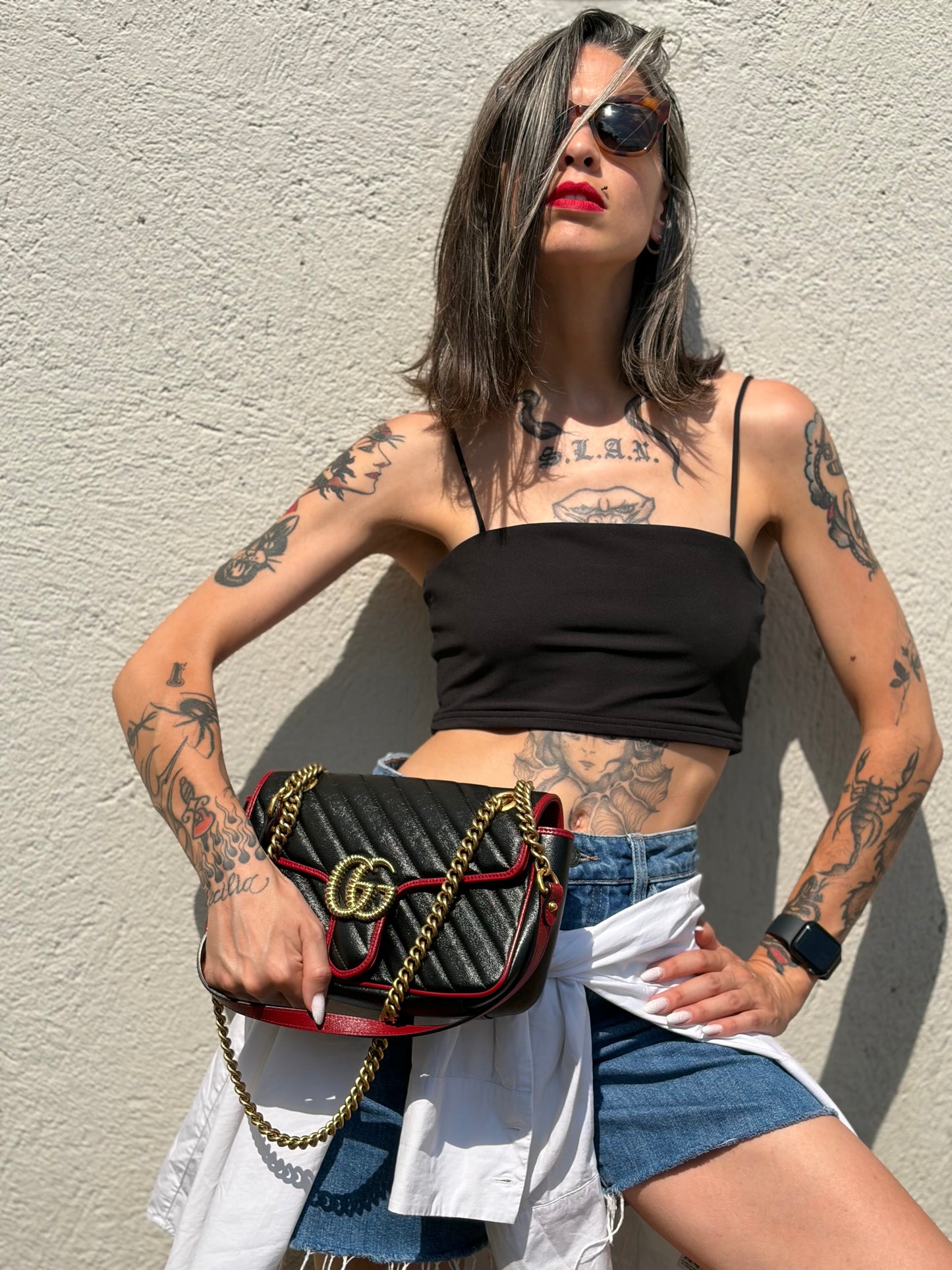 Borsa Gucci Marmont media