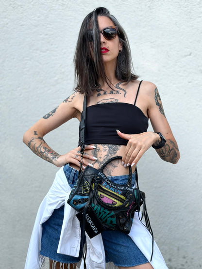 Borsa Balenciaga City Graffiti