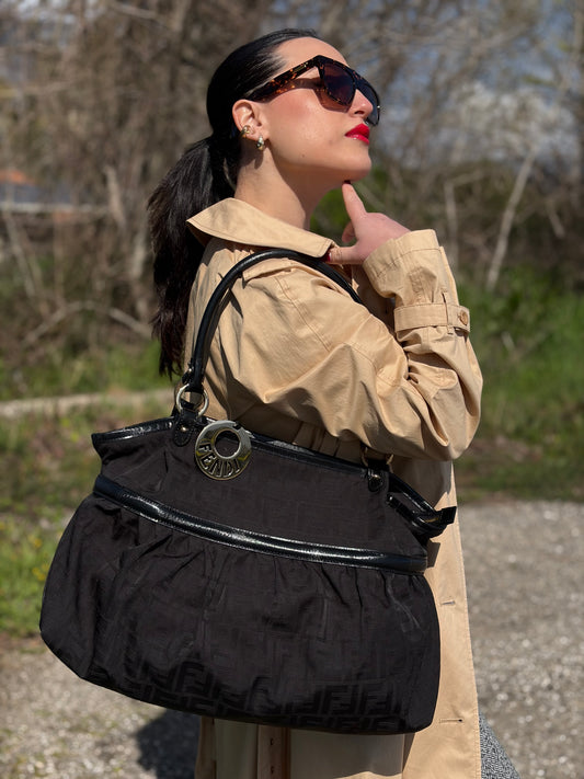 Borsa Fendi Chef nera