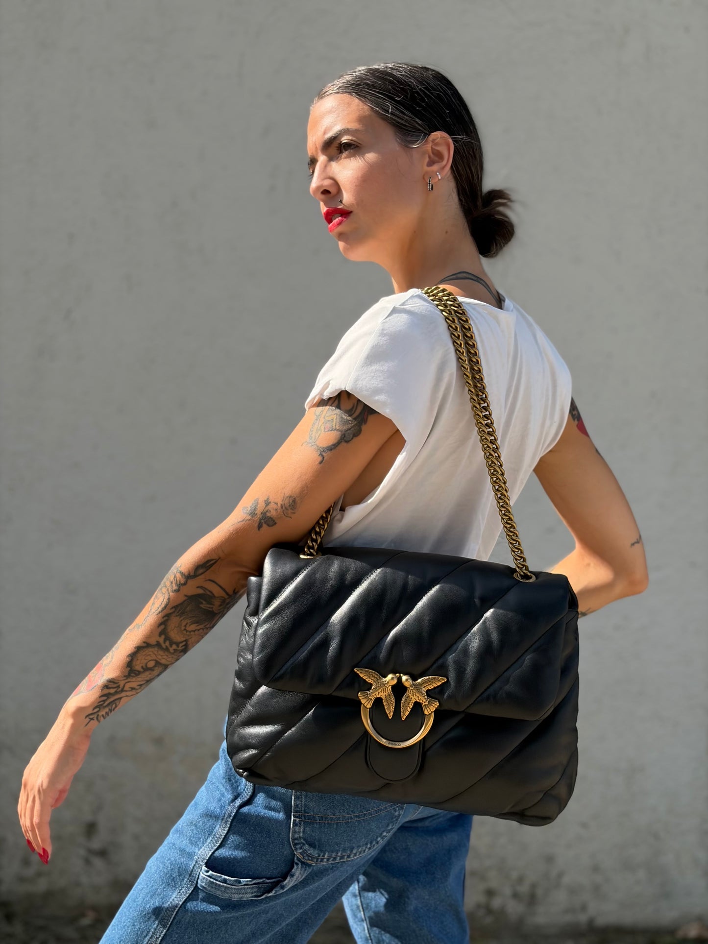 Borsa Maxi Love Puff Pinko