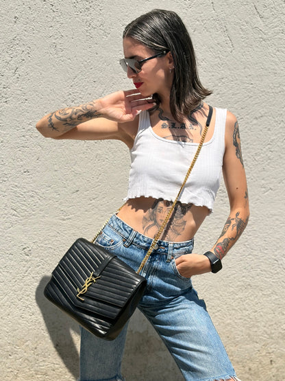 Borsa Sulpice Saint Laurent nera