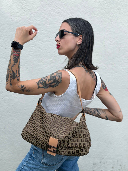 Fendi Mama Baguette Zucchino