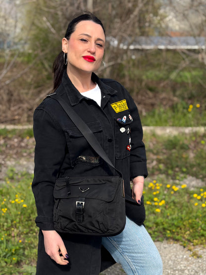 Cartella Prada Nylon nera