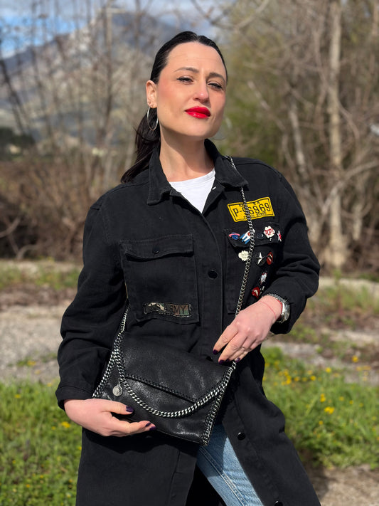 Tracolla Falabella Stella McCartney nera