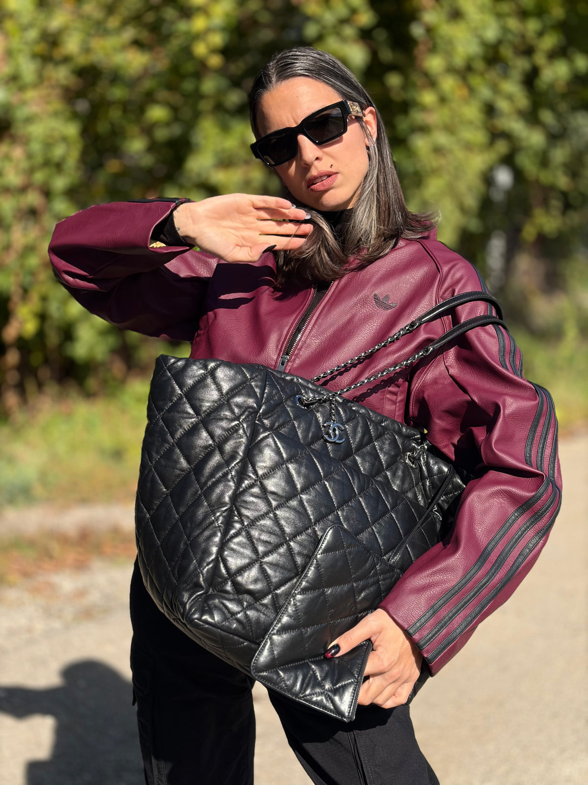 Tote Chanel Week End On Mars nera