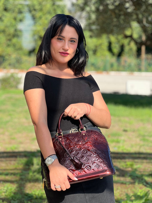 Borsa Alma PM Vernis Louis Vuitton
