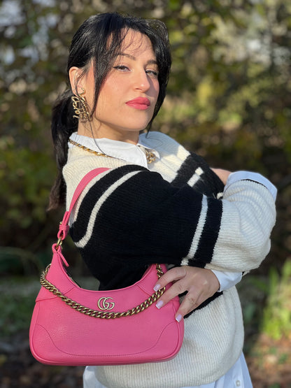 Aphrodite Small Shoulder Bag rosa Gucci