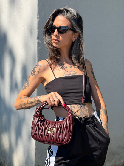 Borsa Miu Miu Wander matelassé Small