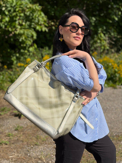 Shopper Burberry tartan