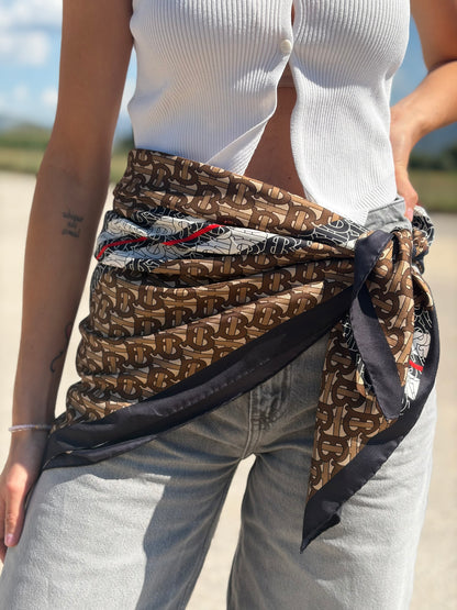 Foulard Burberry monogram