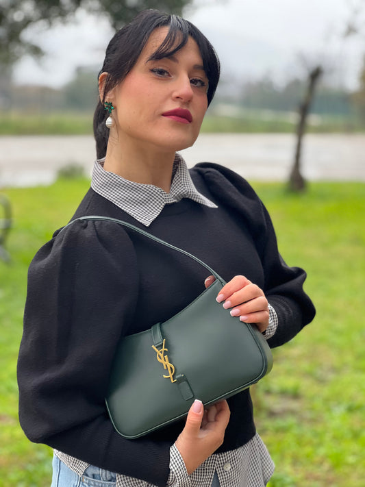 LE 5 À 7 Saint Laurent verde pino