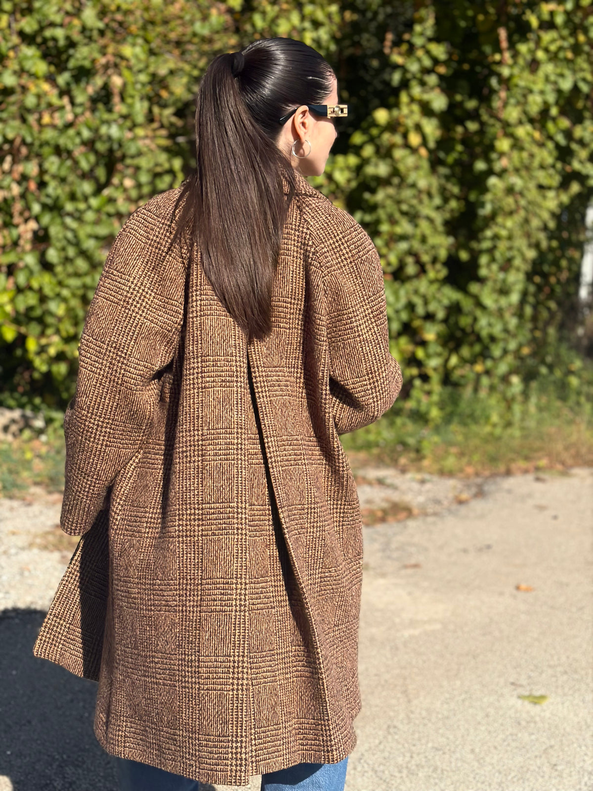 Cappotto Pitone Weekend Max Mara tg. 42 in 10 % poliammide marrone