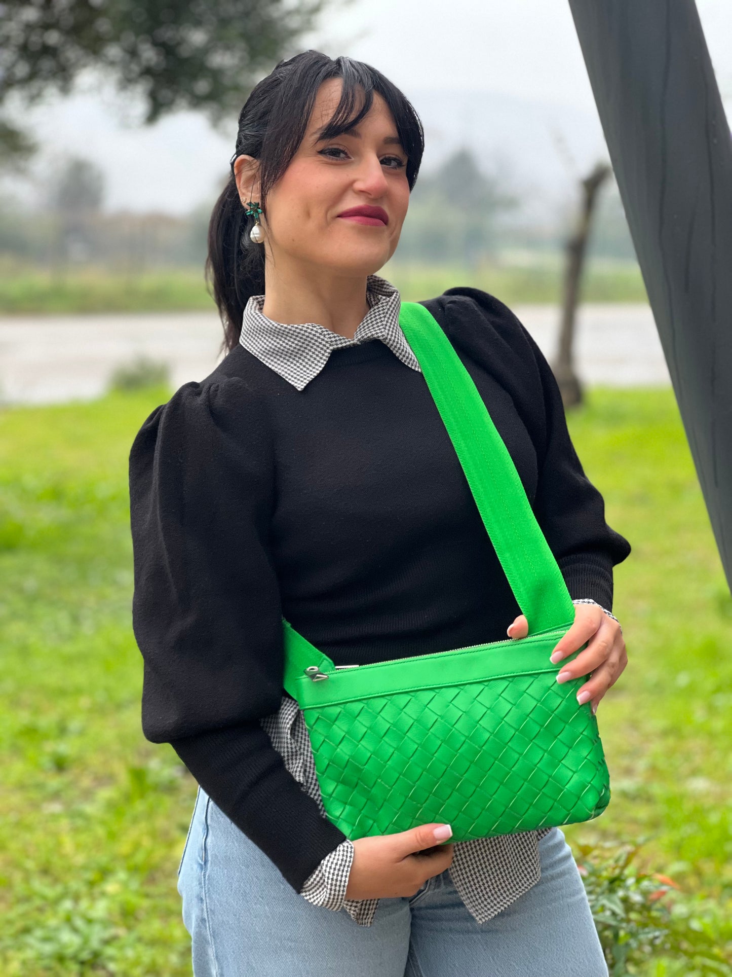 Tracolla Messenger Bottega Veneta