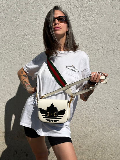 Tracolla Horsebit Gucci x Adidas