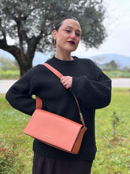 Borsa a spalla Coccinelle terracotta