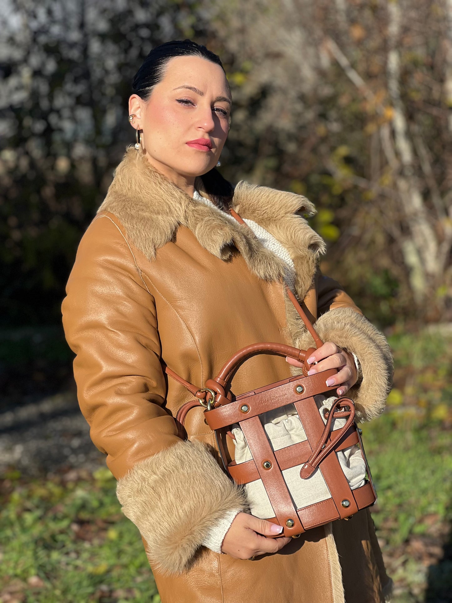 Secchiello Cage Bag Salvatore Ferragamo