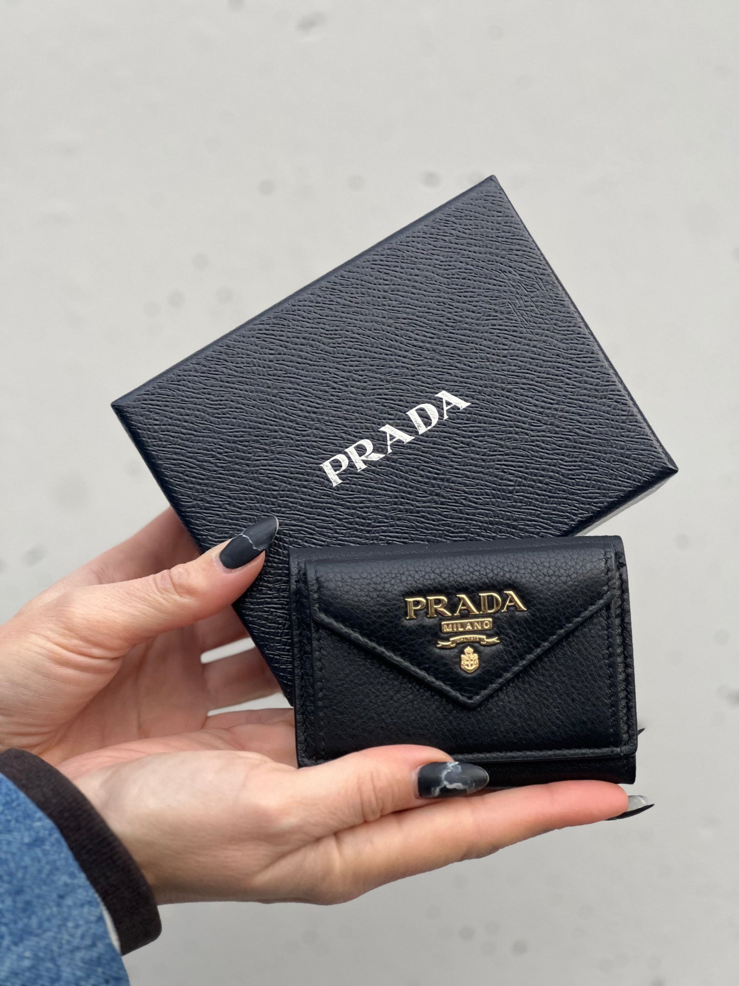 Portafoglio Prada nero
