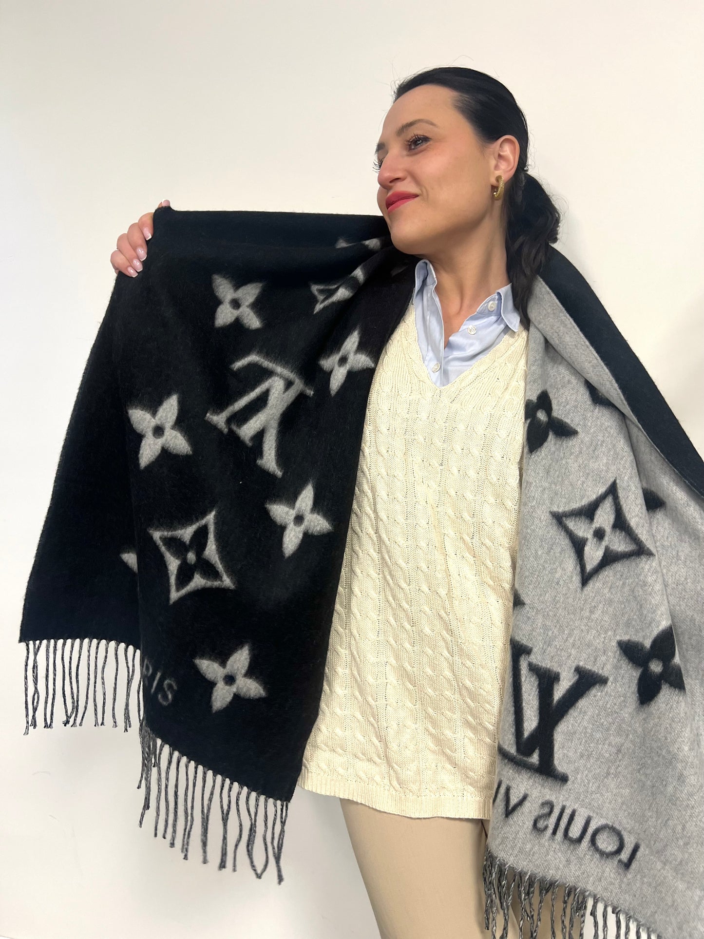 Sciarpa monogram Louis Vuitton