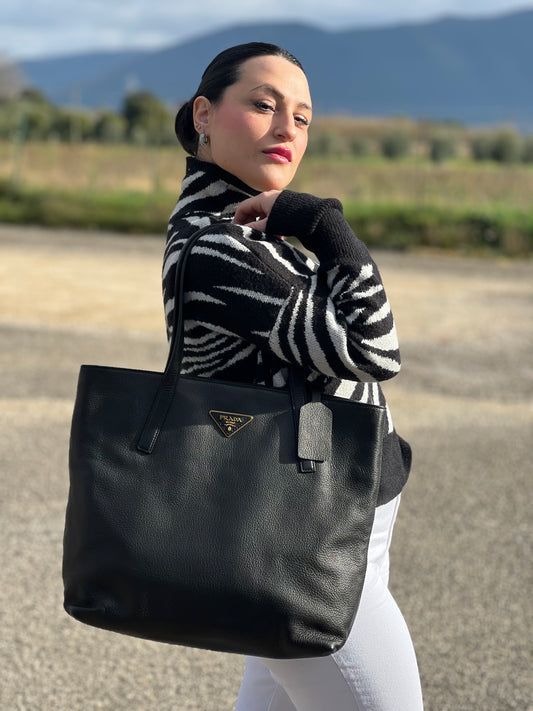 Borsa Tote Prada nera