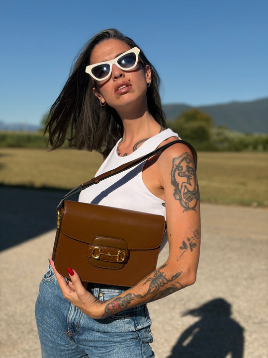 Borsa Gucci Horsebit 1955 misura media