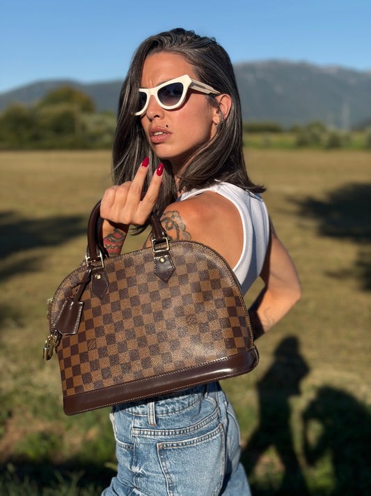 Alma PM Damier Ébène Louis Vuitton
