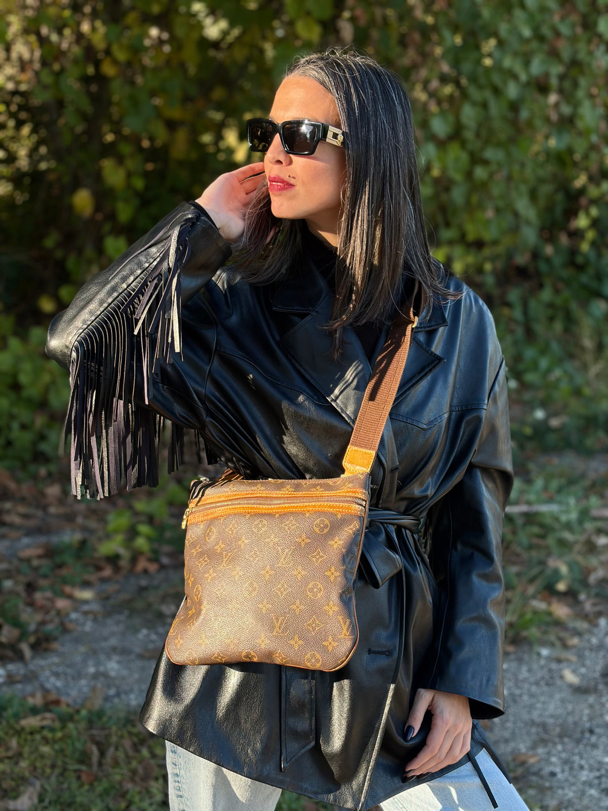 Borsa Bosphore Louis Vuitton in canvas marrone