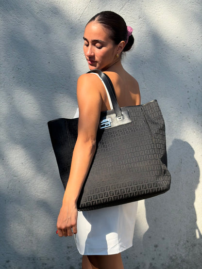 Tote Fendi zucchino nera