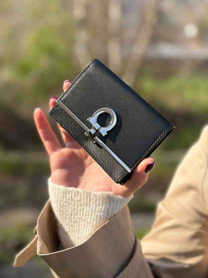 Portamonete Salvatore Ferragamo nero