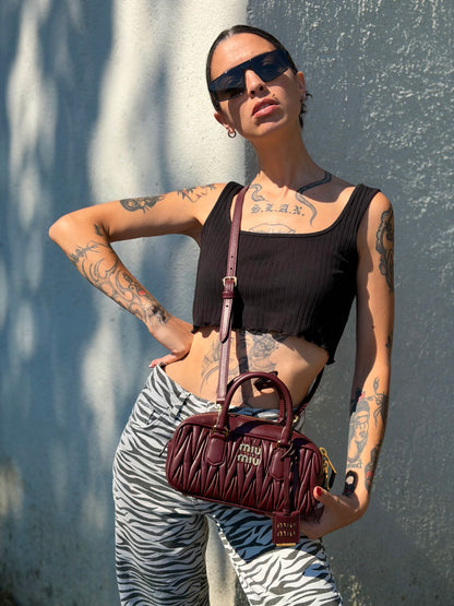 Borsa Arcadie matelassé Miu Miu regular