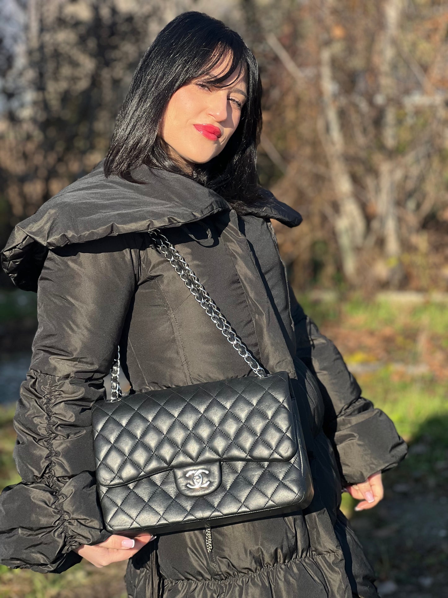 Borsa Chanel Timeless Classique nera