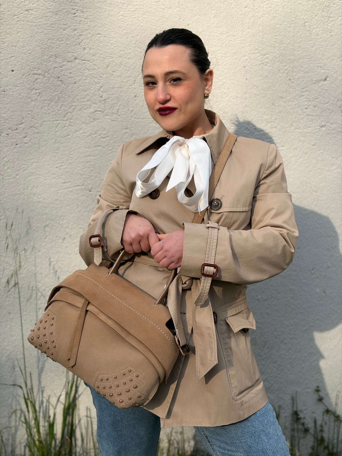 Borsa Tod's Wave beige