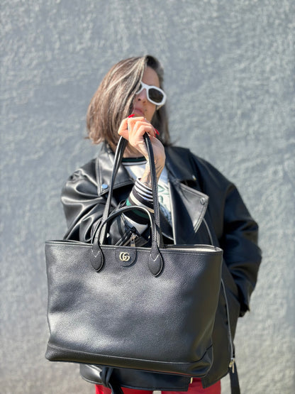 Borsa Shopping Ophidia Gucci nera