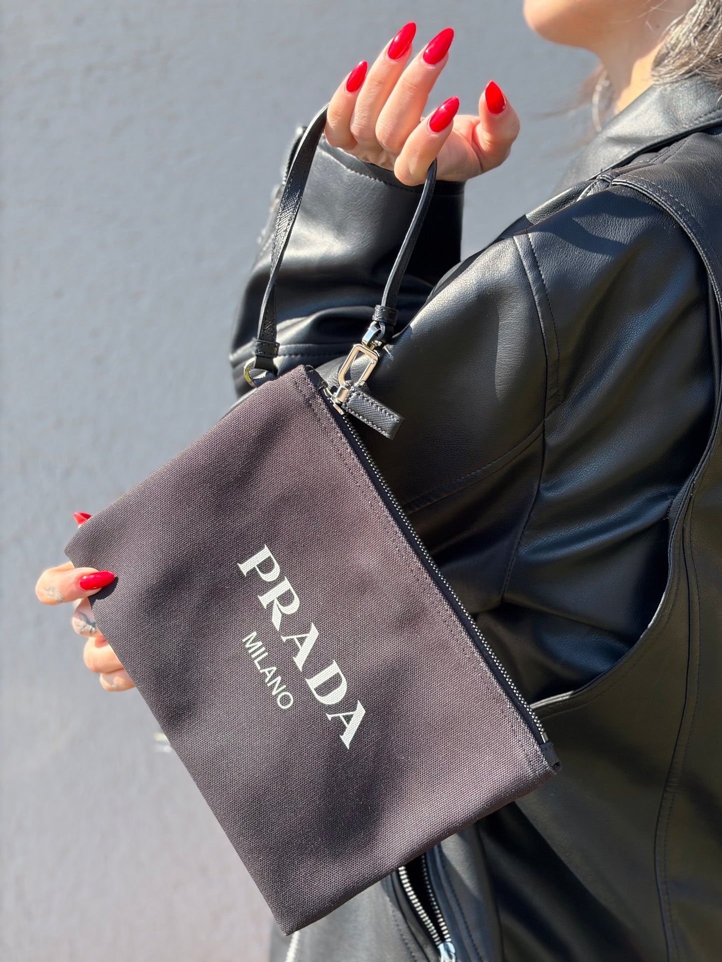 Accessorio Pochette Prada nero