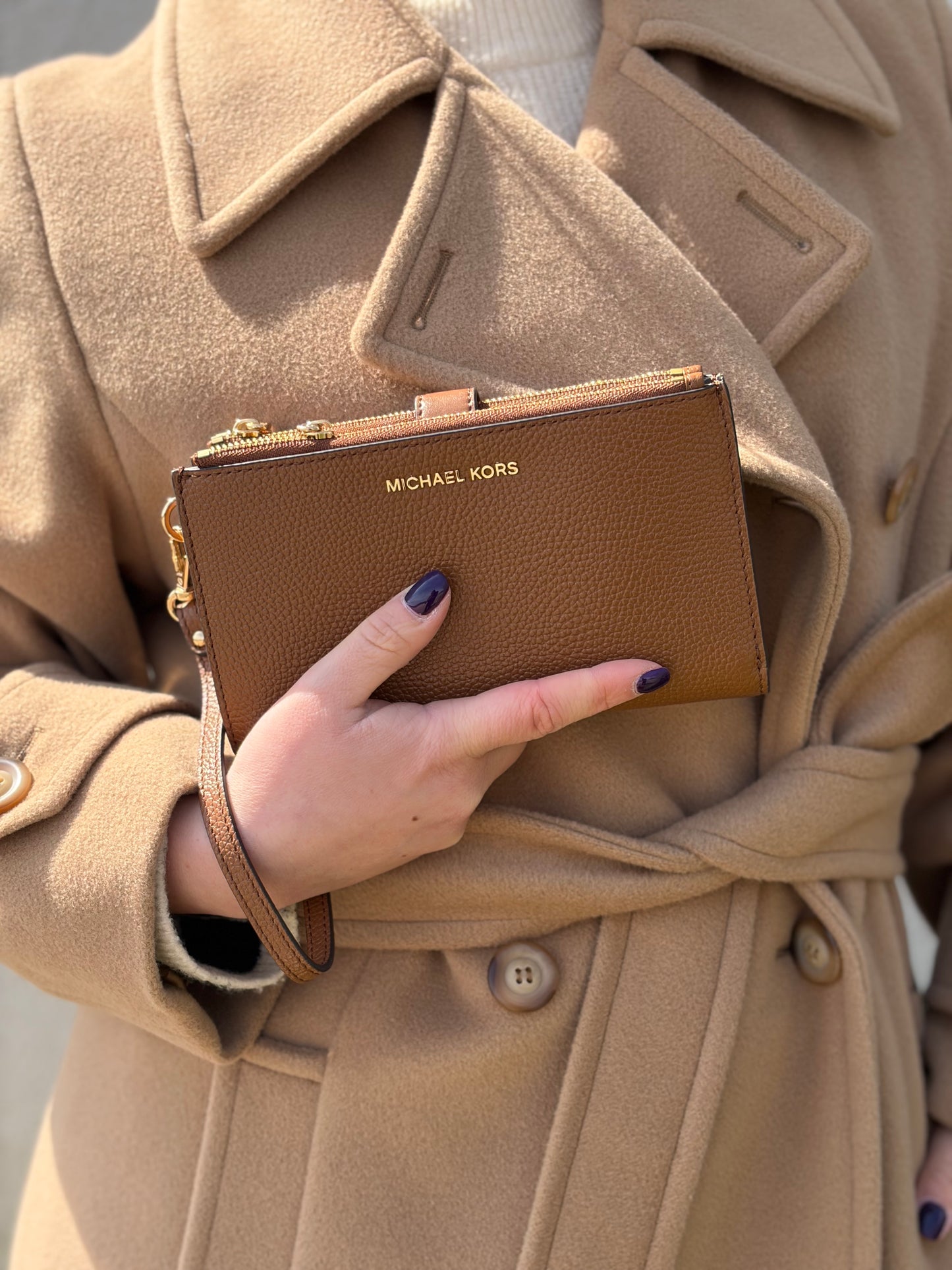 Portafoglio Michael Kors marrone