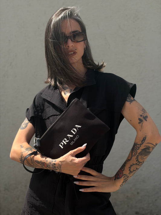 Accessorio Pochette Prada nero