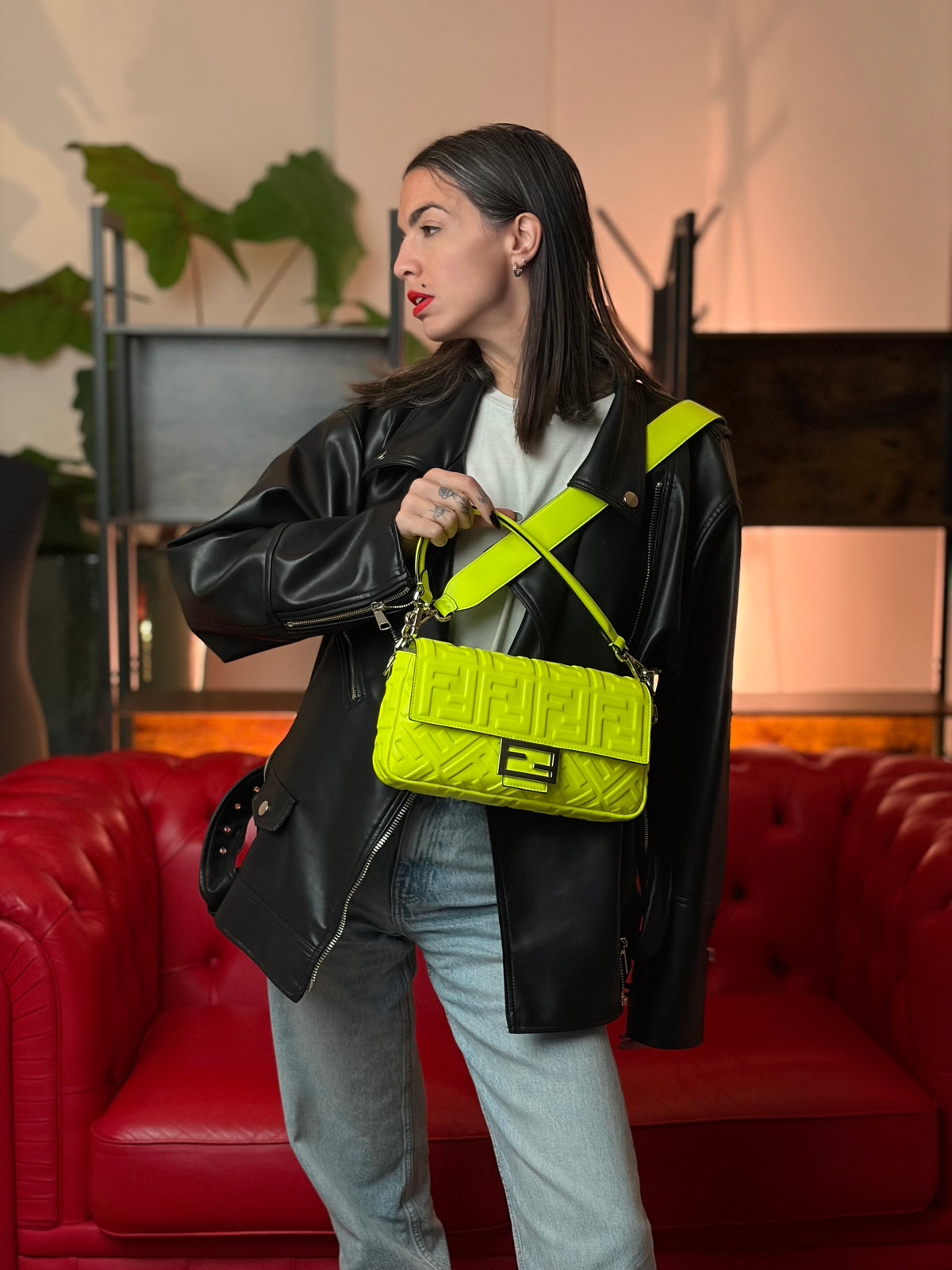 Borsa Fendi Baguette FF