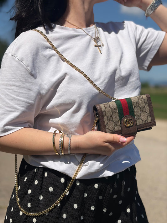 Tracolla Gucci Ophidia portacellulare