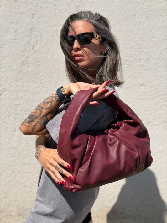 Hobo Bottega Veneta bordeaux