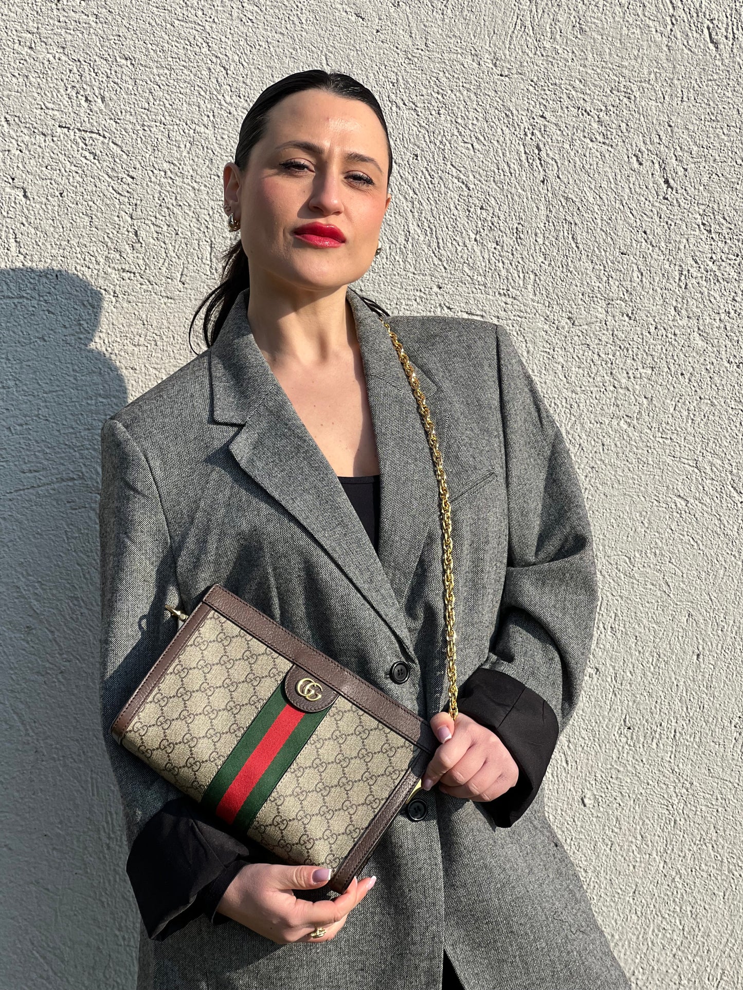 Borsa Gucci GG Ophidia beige